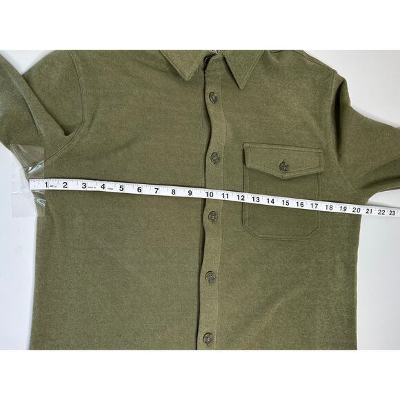 32 Degrees Heat Green Button-Up Shirt Long Sleeve Casual Winter Workwear S - Picture 9 of 9